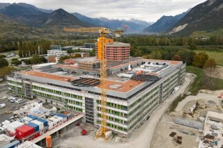 L'Hôpital du Valais, ici à Sion.